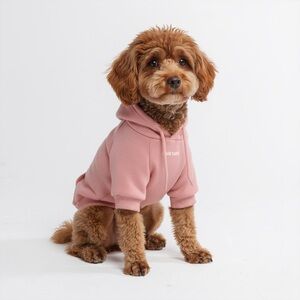 NWT Spark Paws Dusty Pink Dog Hoodie Small